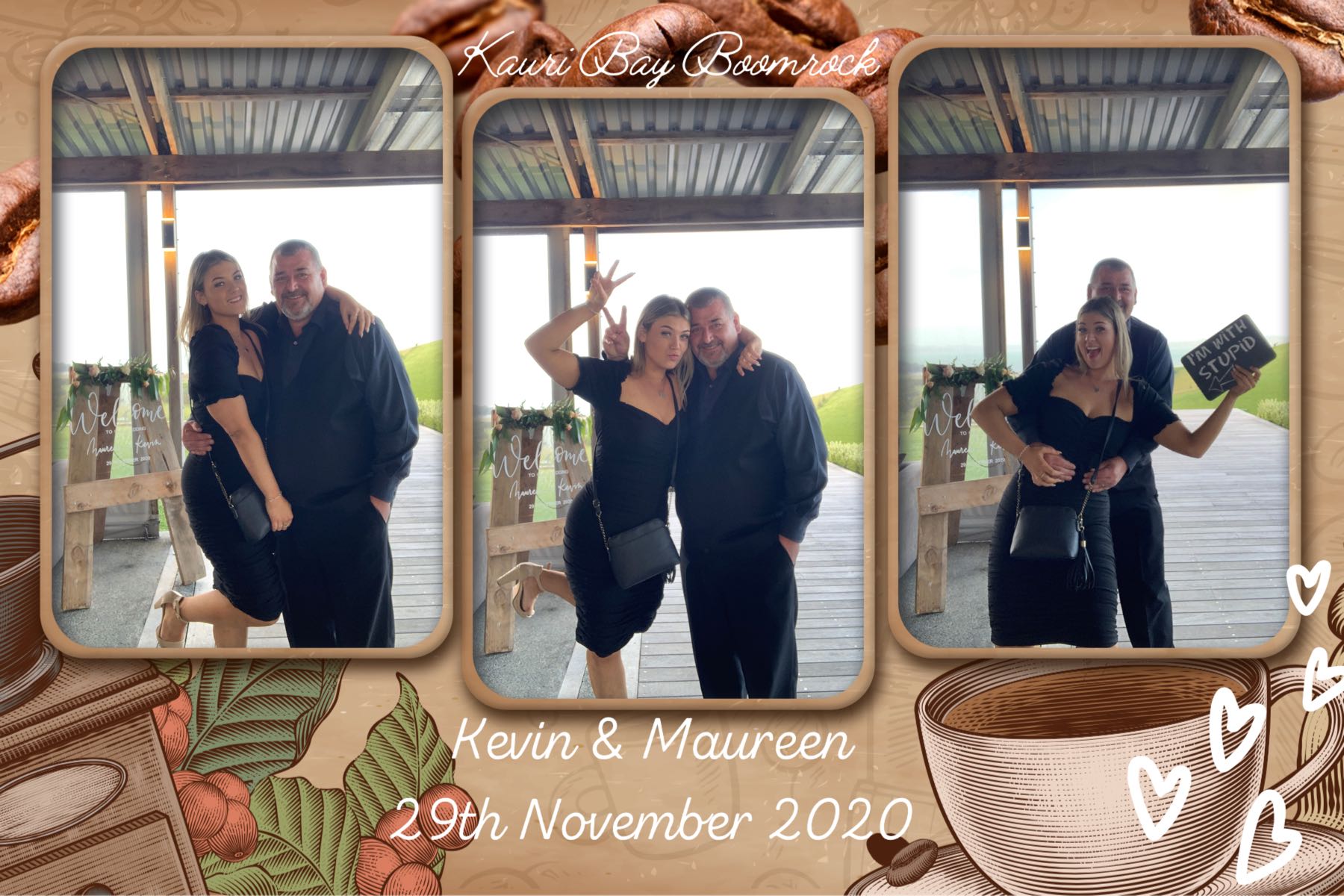 Maureen & Kevin's wedding | View more photos from the event at gallery.photobooth.co.nz/u/SelfieCentral/Maureen-Kevins-wedding